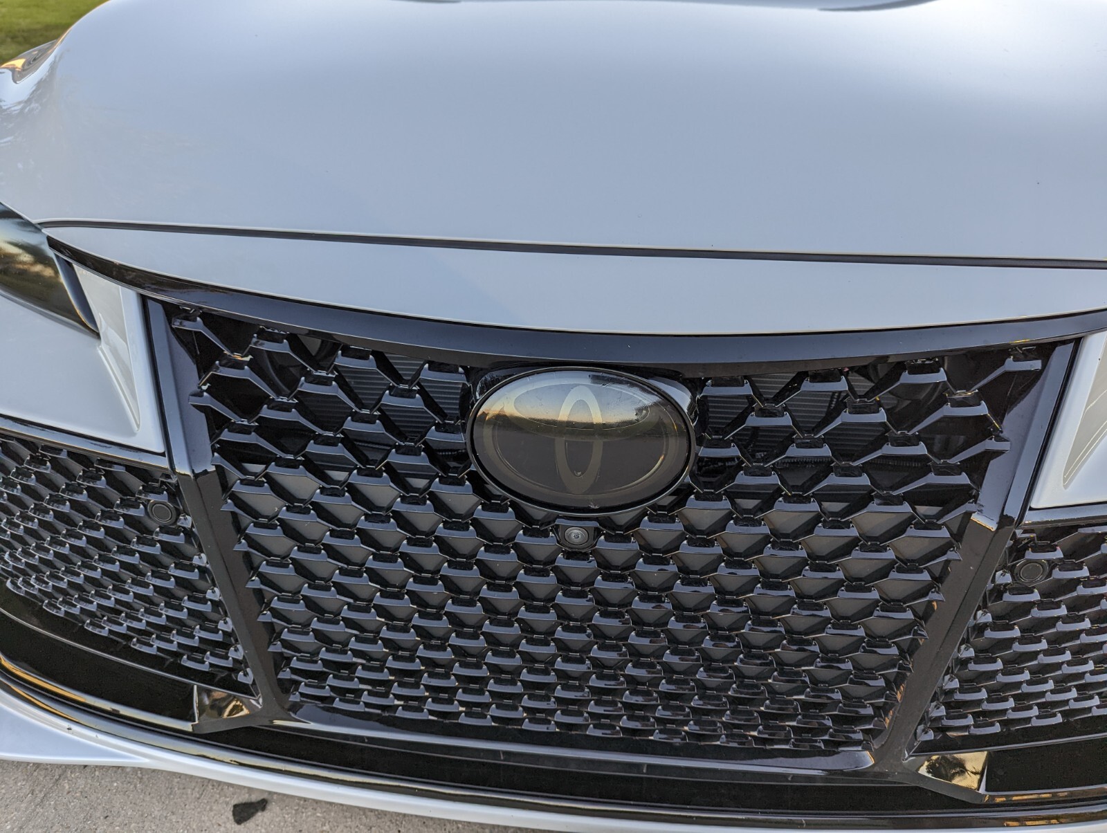 For 2019-2022 Toyota Avalon Front Emblem Insert Decal Vinyl Dark Smoke For 2019-2022 Toyota Avalon Front Emblem Insert Decal Vinyl Dark Smoke