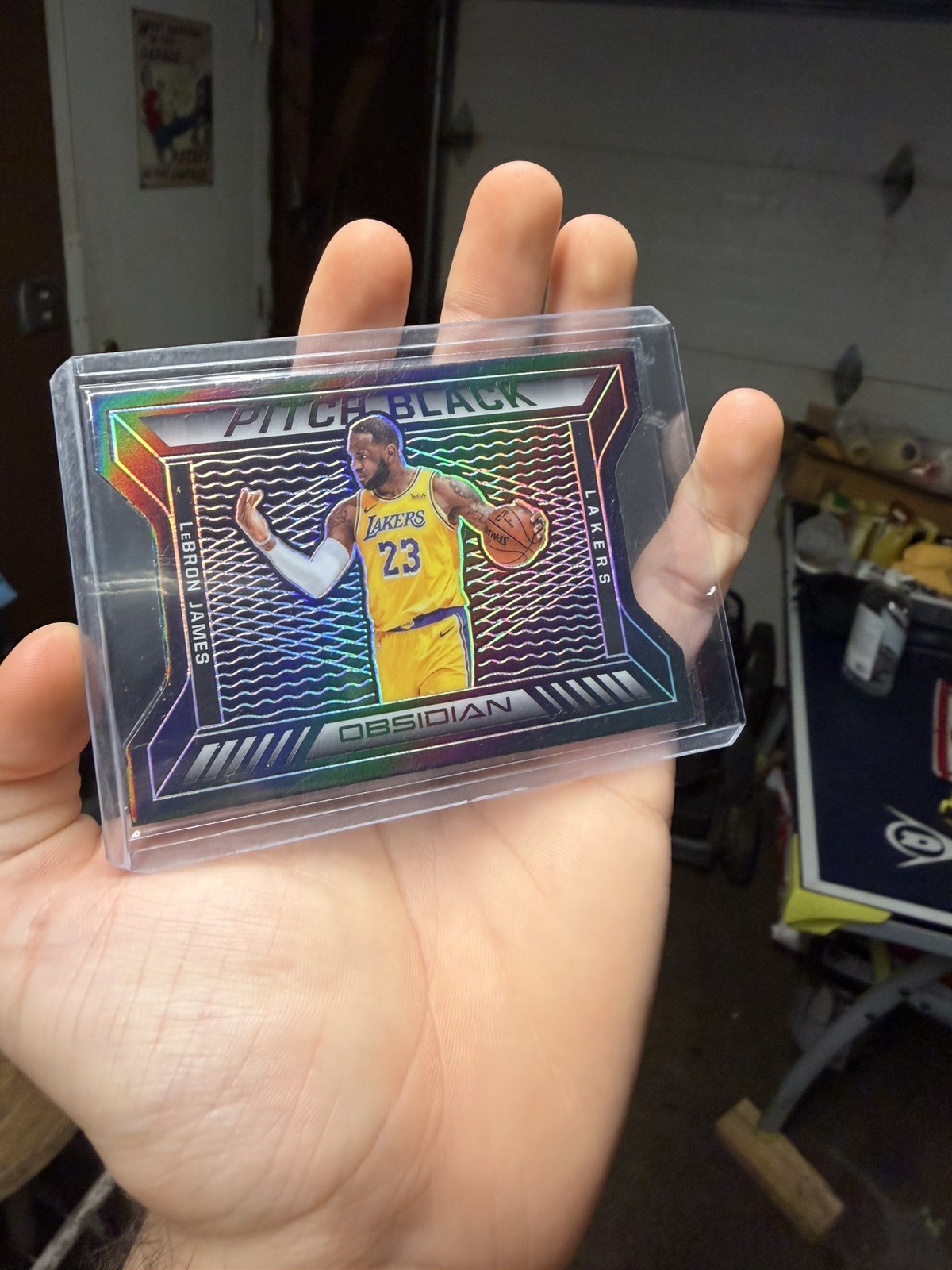 LeBRON JAMES 2020 PANINI OBSIDIAN PITCH BLACK PRIZM CARD /99🔥 LeBRON JAMES 2020 PANINI OBSIDIAN PITCH BLACK PRIZM CARD /99🔥