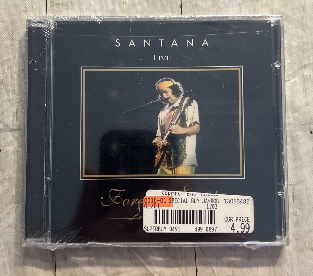 Santana CD Live Forever Gold Latin Rock Music Concert Recording 8 Tracks Sealed