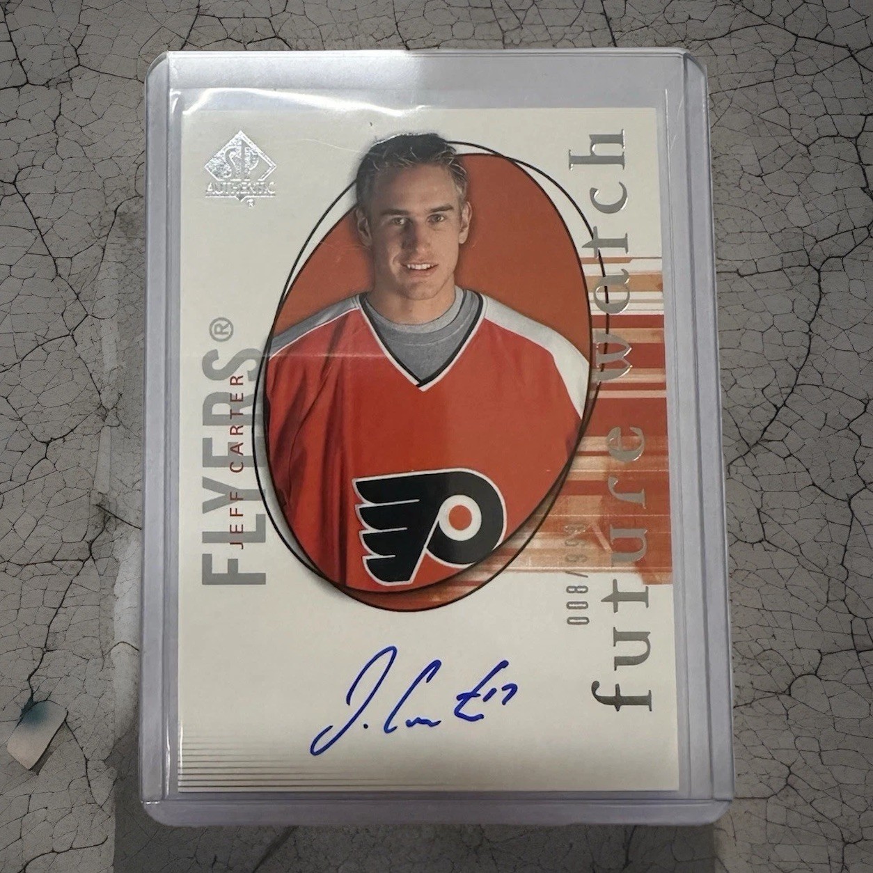 2005-06 SP Authentic - Jeff Carter #177 (008/999) Autograph RC 2005-06 SP Authentic - Jeff Carter #177 (008/999) Autograph RC