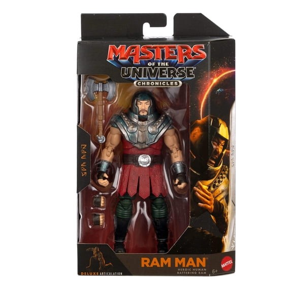Masters of the Universe Chronicles 2026 Movie Ram Man 6.5in Action Figure Axe