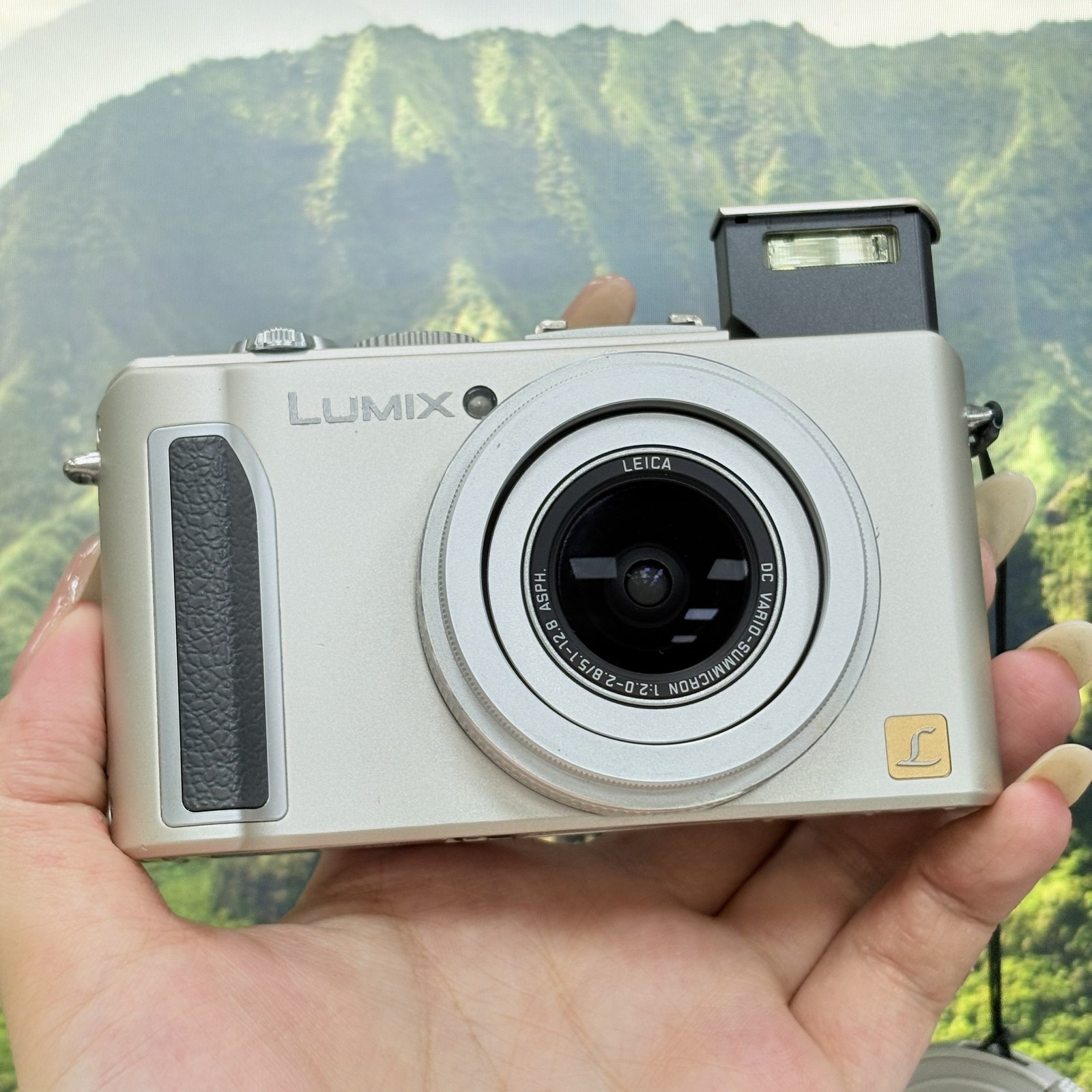 95% New Panasonic LUMIX DMC-LX3 10.1MP 2.5x Silver Digital Camera
