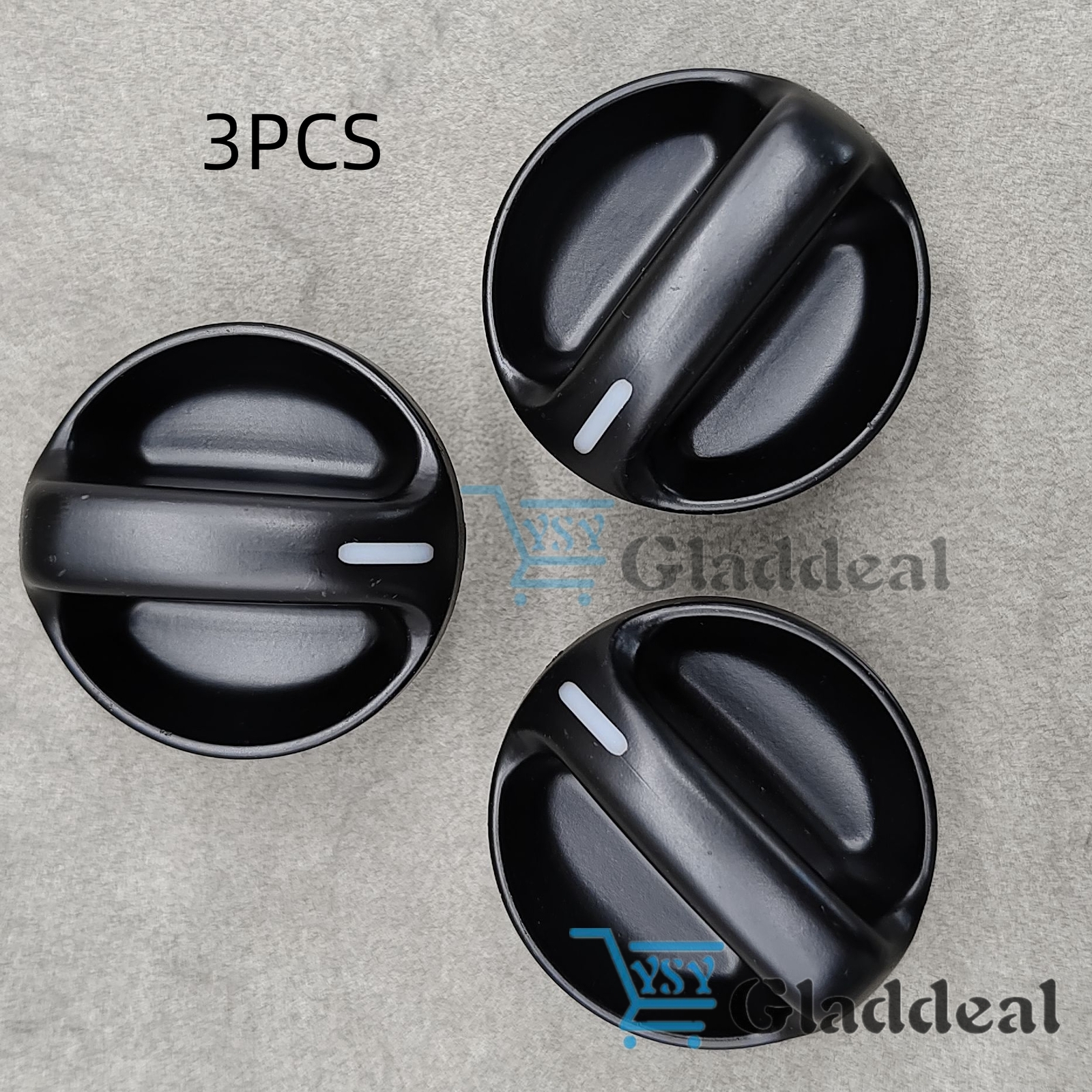 For Toyota Tundra Truck 2000-06 Control Knobs Dials Heater A/C Fan Set of 3