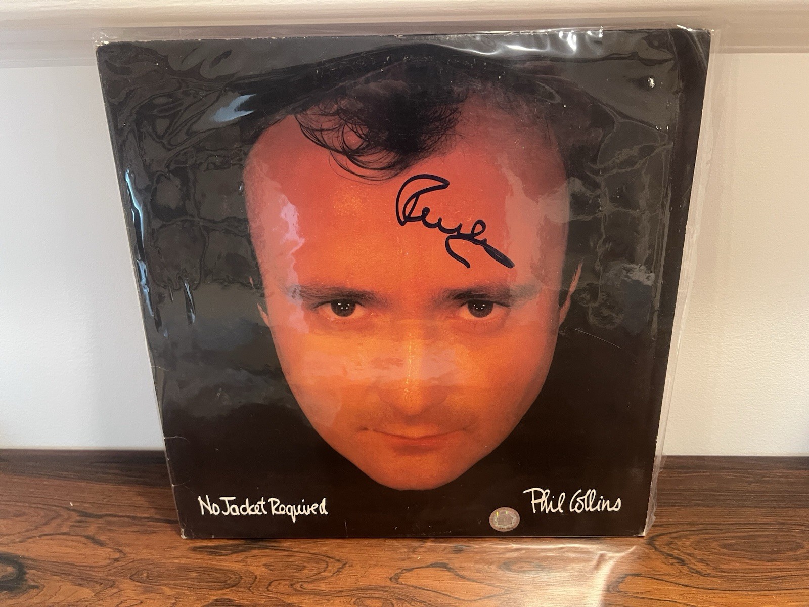 Phil Collins No Jacket Required Album Genesis Autograph Collectible
