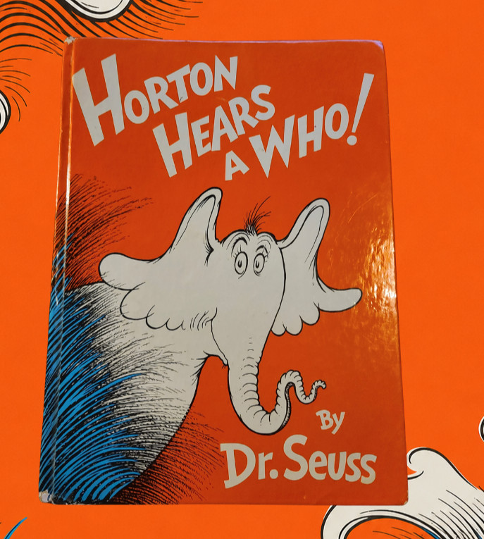 Horton Hears a Who Dr Seuss 1954 Vintage Hardcover Clean Crisp Minor Spine Wear Horton Hears a Who Dr Seuss 1954 Vintage Hardcover Clean Crisp Minor Spine Wear
