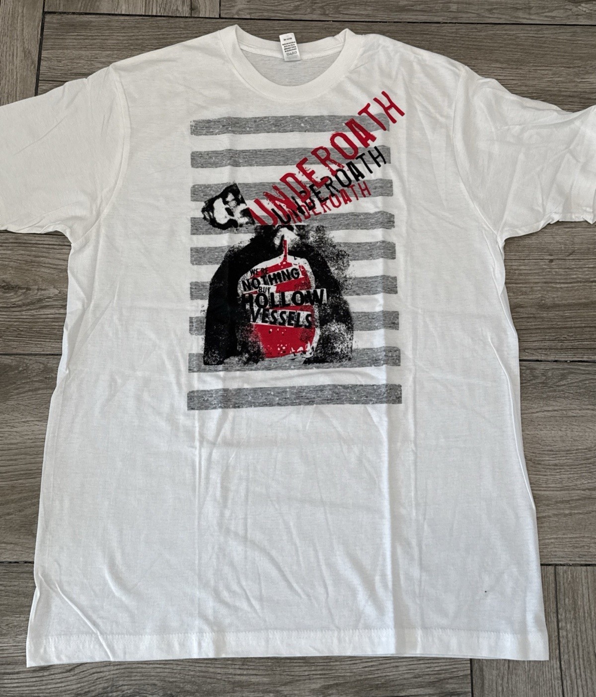 OG Underoath Men\'s Large T-Shirt White Graphic Tee Define Great Line early 2010 OG Underoath Men\'s Large T-Shirt White Graphic Tee Define Great Line early 2010