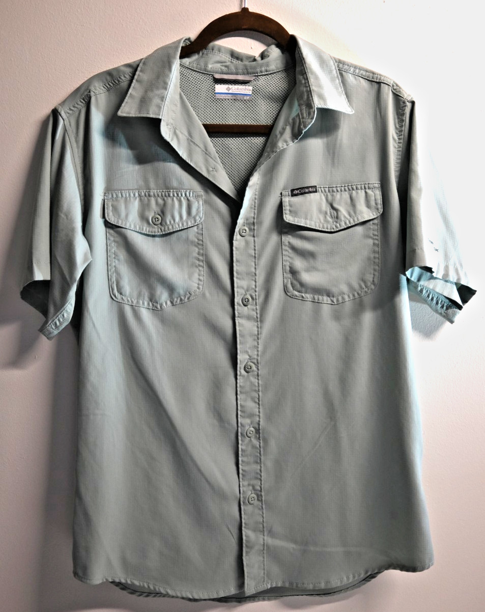 Columbia Men\'s Small Shirt - Omni-Wick Omni-Shade Columbia Men\'s Small Shirt - Omni-Wick Omni-Shade