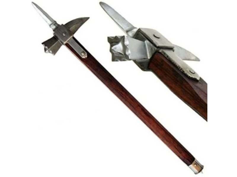 Medieval Warrior Handmade Functional Spiked LUCERNE War Hammer - 20G Steel Medieval Warrior Handmade Functional Spiked LUCERNE War Hammer - 20G Steel