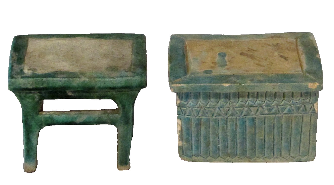 Antique Chinese Ming Pottery Altar Table Forms Mingqi c. 206 BC - 220 AD  4.5\