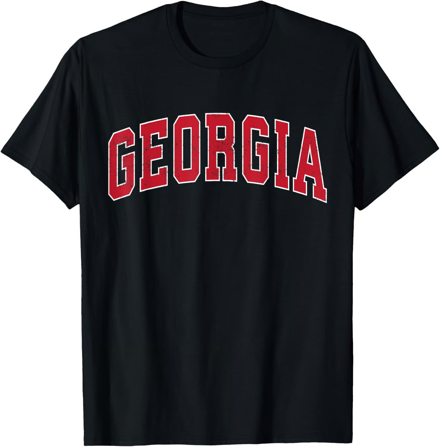 GA Georgia Vintage Red Style Tee Gifts Men Women Boys Girls T-Shirt
