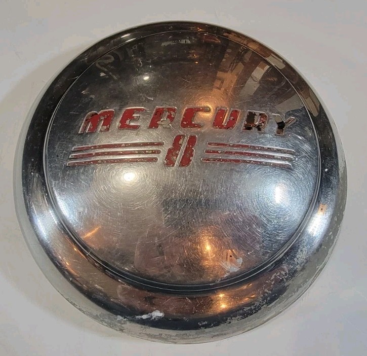 Vintage 1941 Mercury 8 Dog Dish Hubcap Wheel Cover Custom Rat Rod 