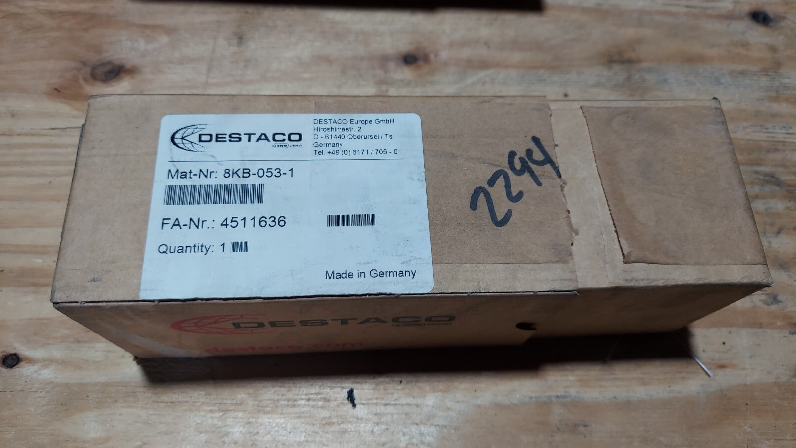 New Destaco 8KB-053-1 4511636 Manual Hand Lever Handle