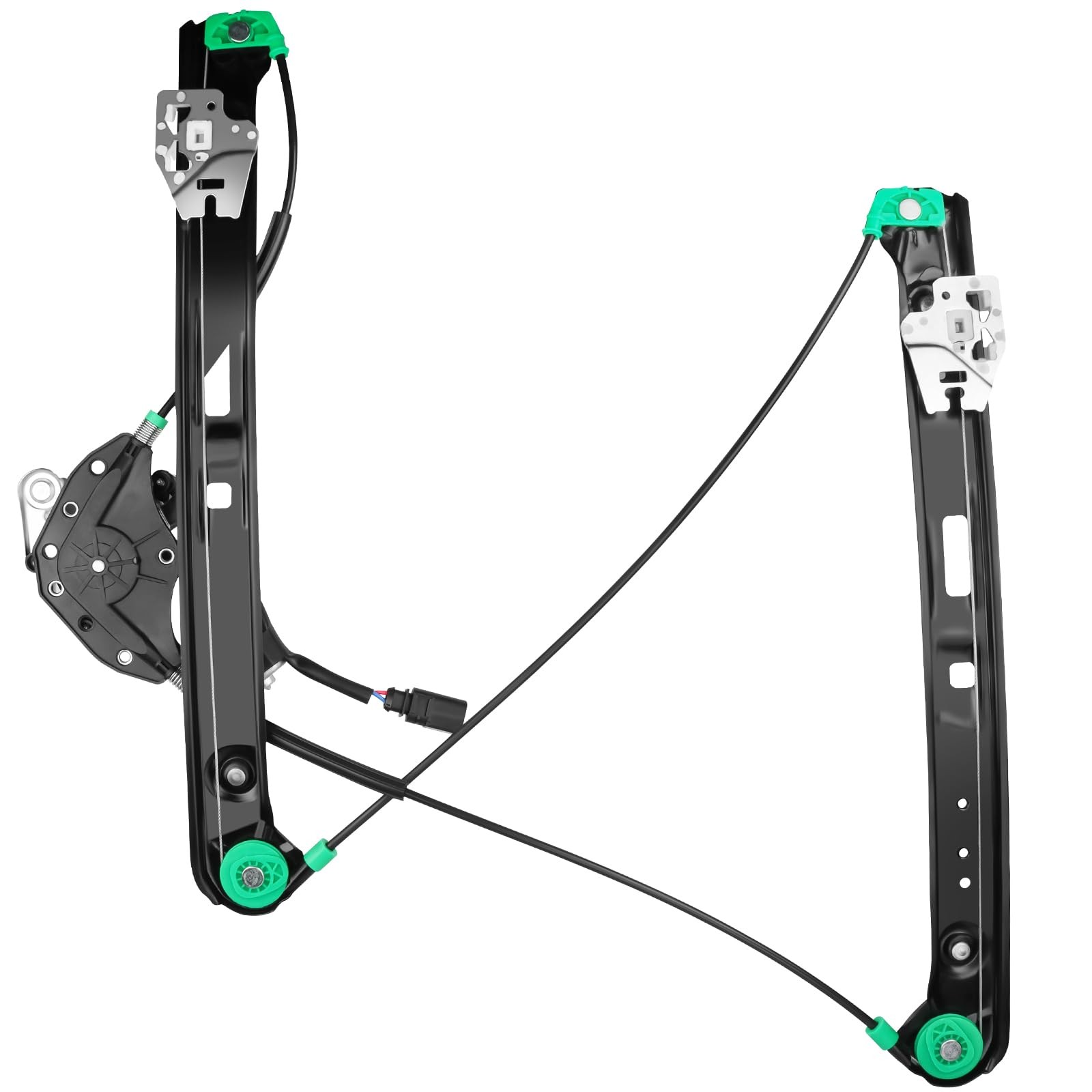 NPAUTO Front Passenger Power Window Regulator Motor For BMW E46, 99-05 741-485