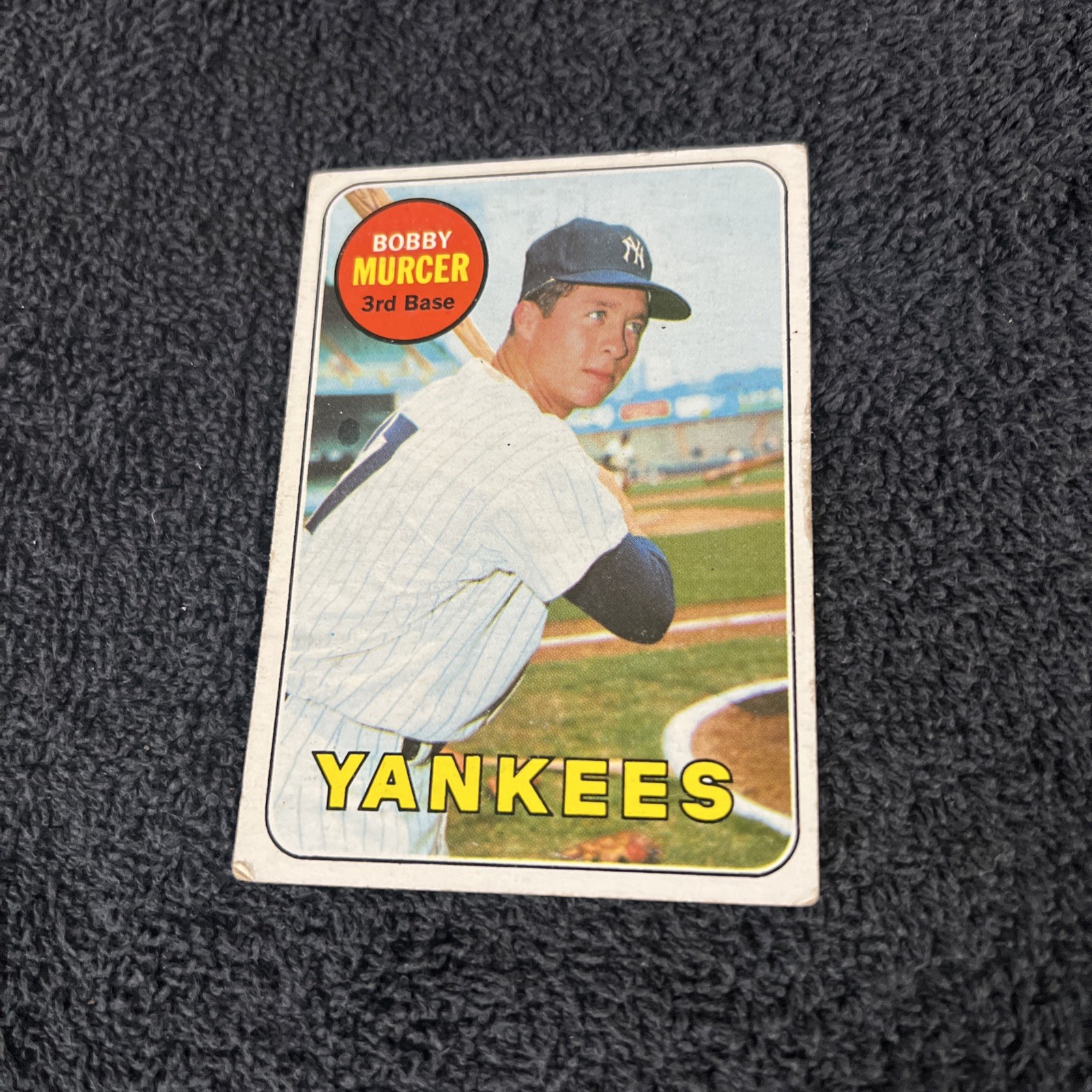 VINTAGE 1969 Topps - High # B.Murcer #657 NEW YORK YANKEES FAIR CONDITION VINTAGE 1969 Topps - High # B.Murcer #657 NEW YORK YANKEES FAIR CONDITION