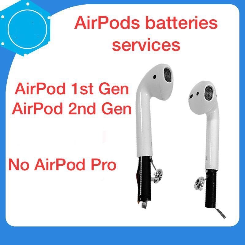 2x OEM Spec Airpods 1st 2nd Generation Replacement Battery 2x OEM Spec Airpods 1st 2nd Generation Replacement Battery