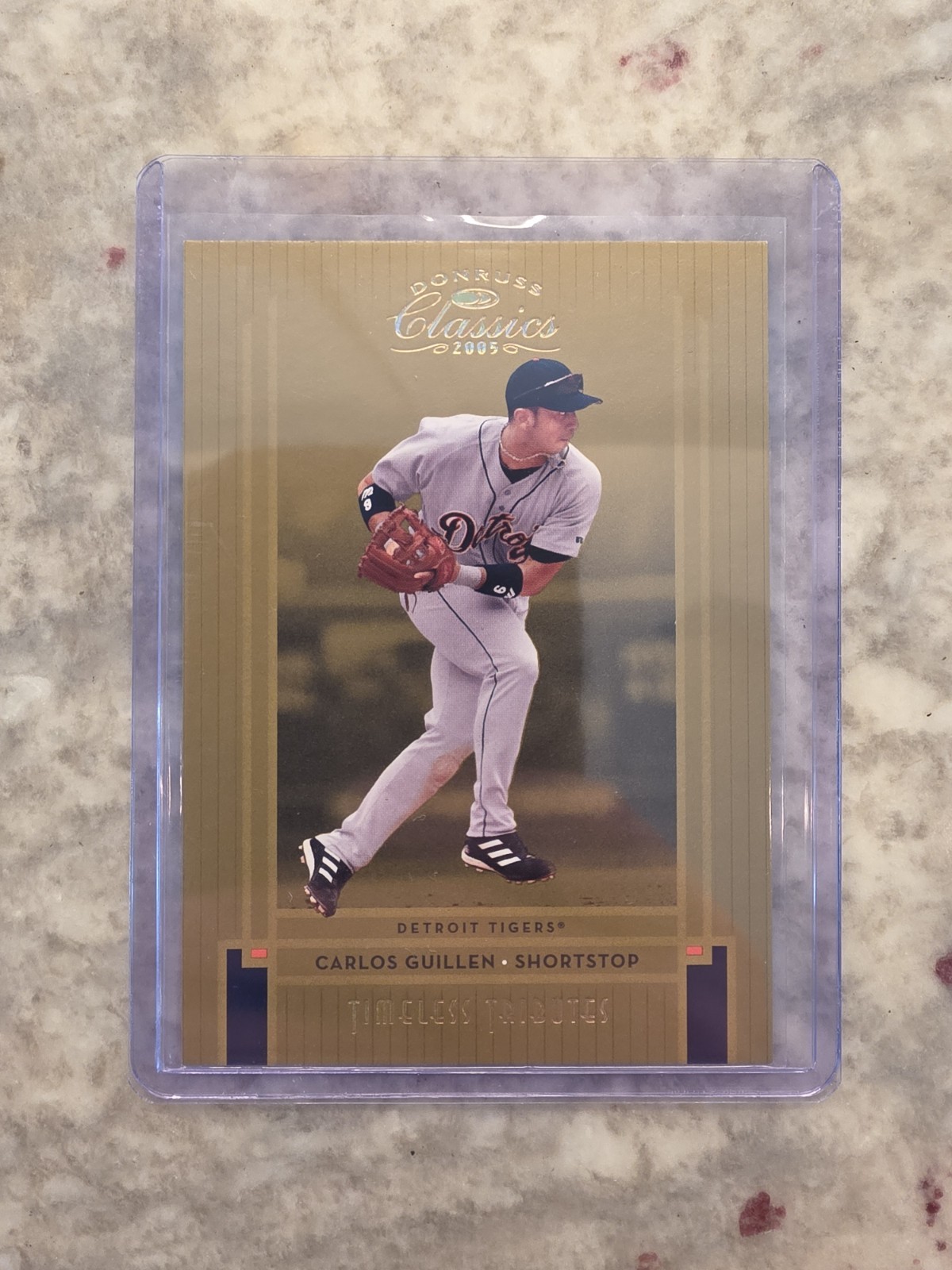 2005 Donruss Classics Gold Timeless Tributes 34/50 Carlos Guillen #192 