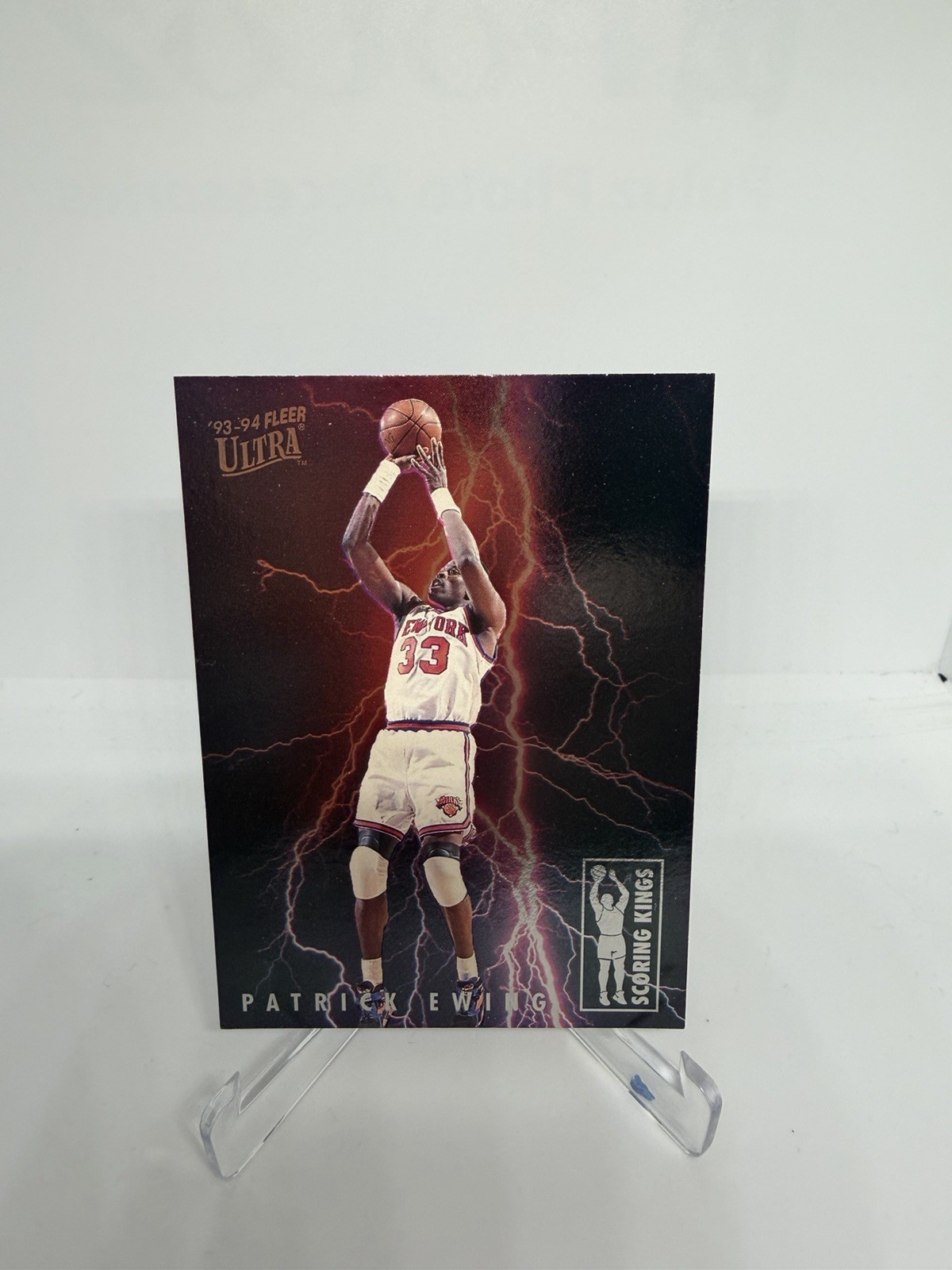 1993-94 Fleer Ultra - Scoring Kings Patrick Ewing #3 1993-94 Fleer Ultra - Scoring Kings Patrick Ewing #3