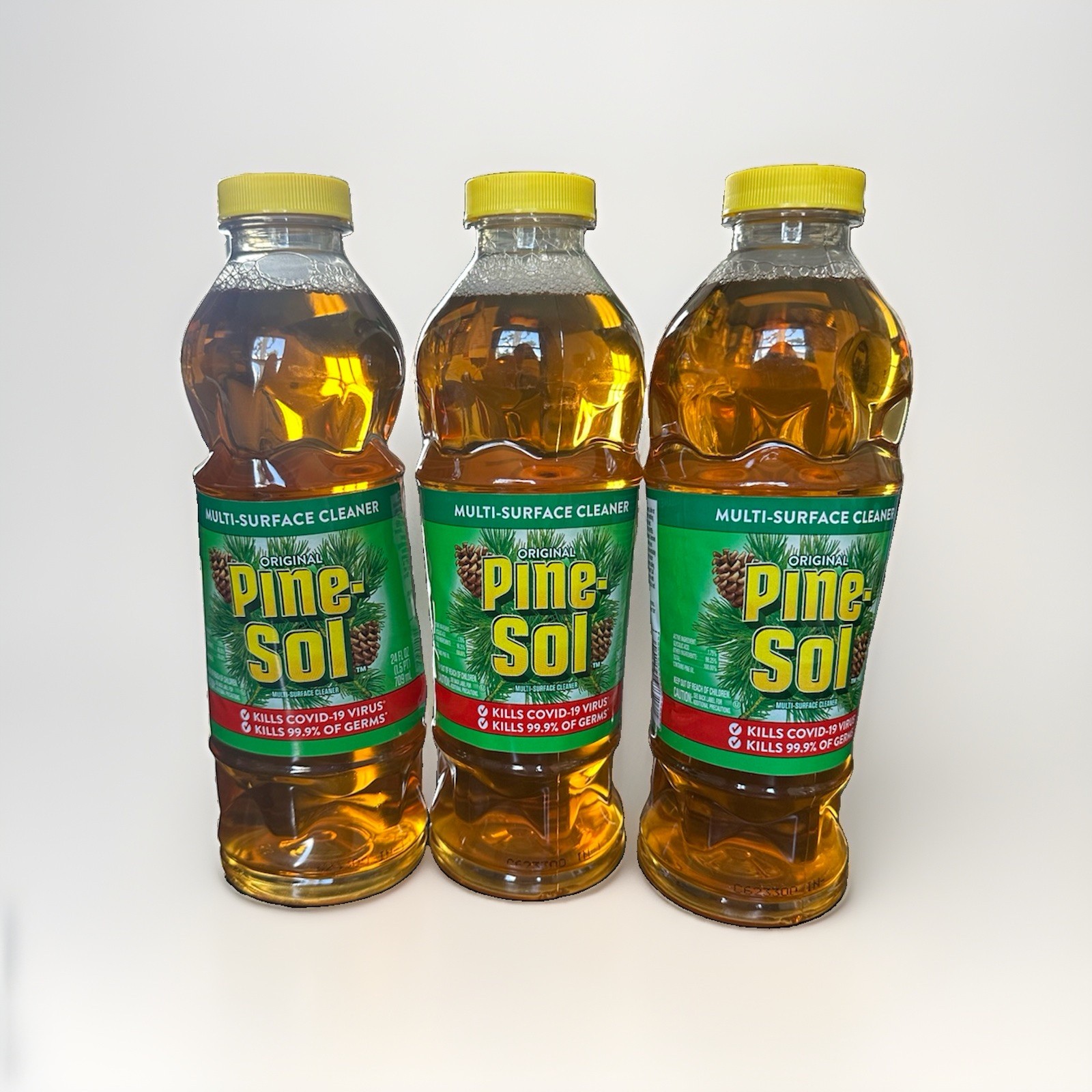 3 Lot Pine Sol Original Formula With Pine Oil  Multi Surface Cleaner 24oz