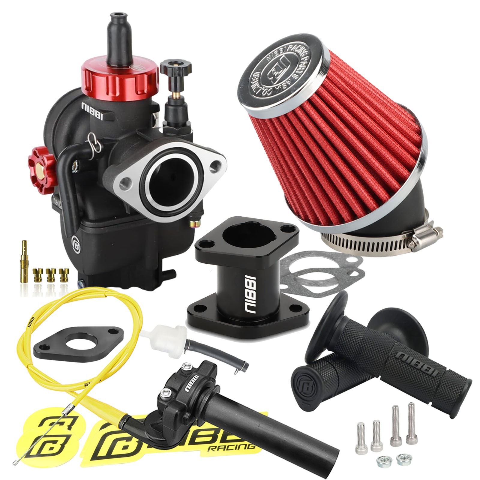 NIBBI PE24 Carb Kit For Predator 212cc 196cc MB100 Honda GX160 GX200 Mini Bike