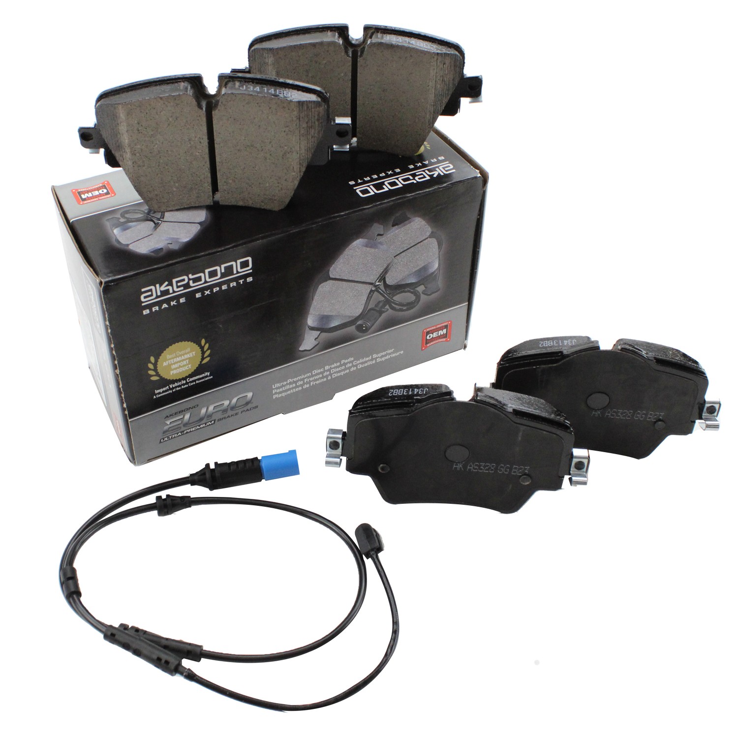 Akebono Euro Front Disc Brake Pad Set EUR1892A