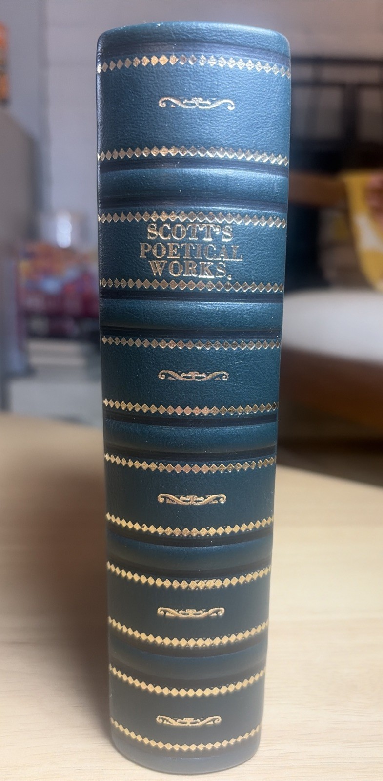 1879 Sir Walter Scott Poetical Works Keeley Halswelle Illustrated Gilt HC ~ VG