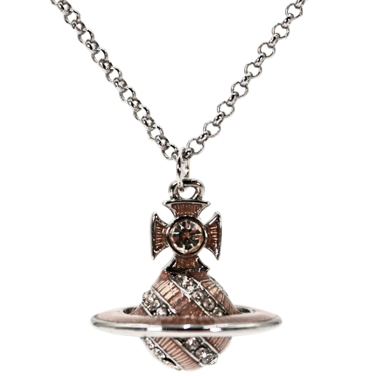 Vivienne Westwood Saturn Silver-tone Necklace Size One Size