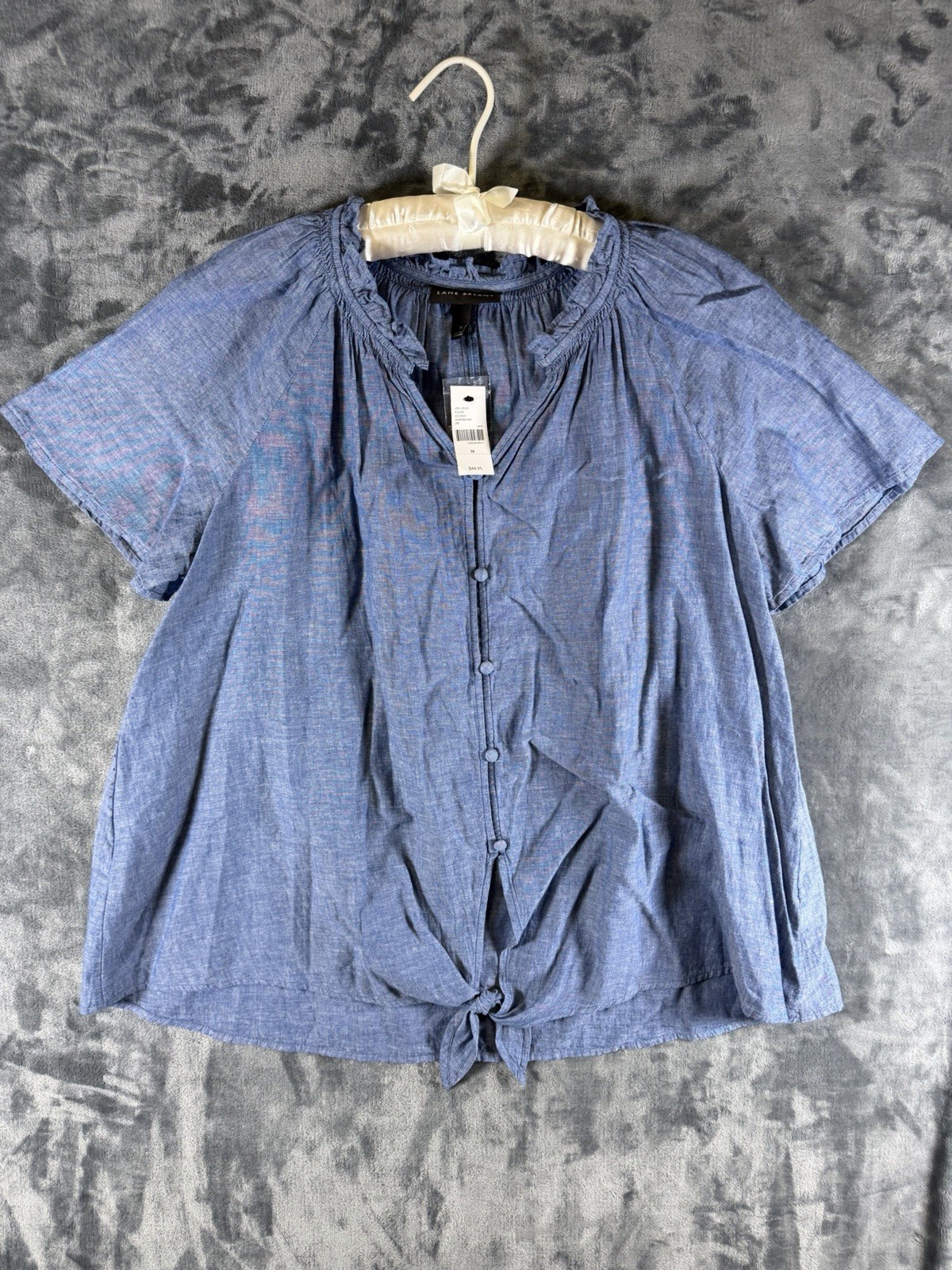 Lane Bryant NWT Women’s Blue Top Boho Casual Cottagecore