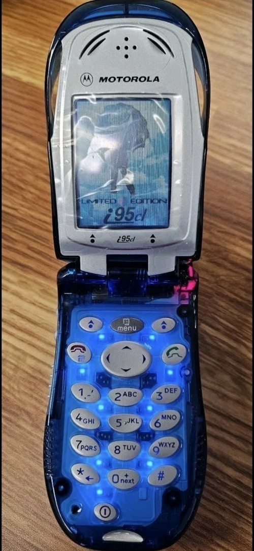 Nextel Motorola i95cl “It’s Raining Blue” Limited Edition (Bloomingdale’s)