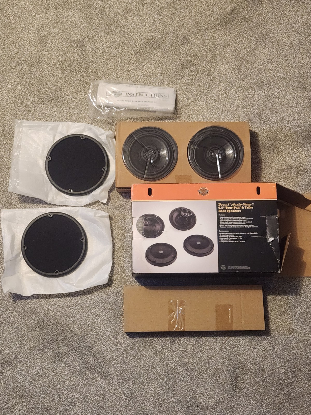Harley-Davidson Boom Audio Stage 1 Tour-Pak & Trike Rear Speakers 76000948