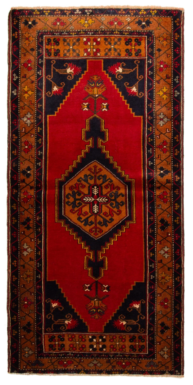 Traditional Vintage Hand-Knotted Area Rug 3\'6\