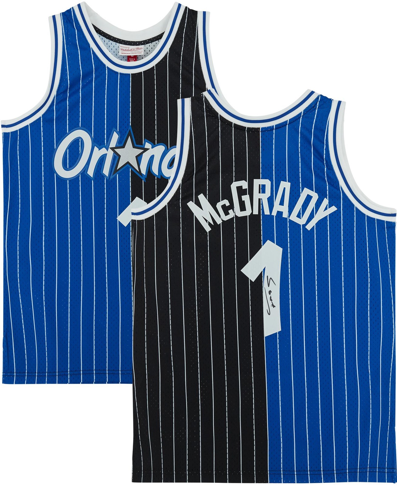 Tracy McGrady Orlando Magic Signed Split Mitchell & Ness 2003-04 Swingman Jersey