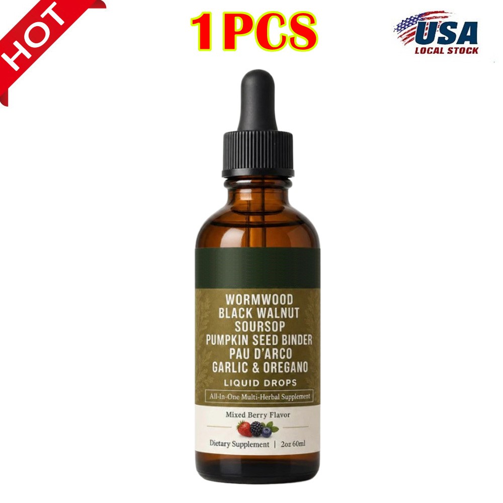 1-3PCS LUMVELLE Wild Harvested Wormwood Herbal Liquid Botanical Supplement Drops