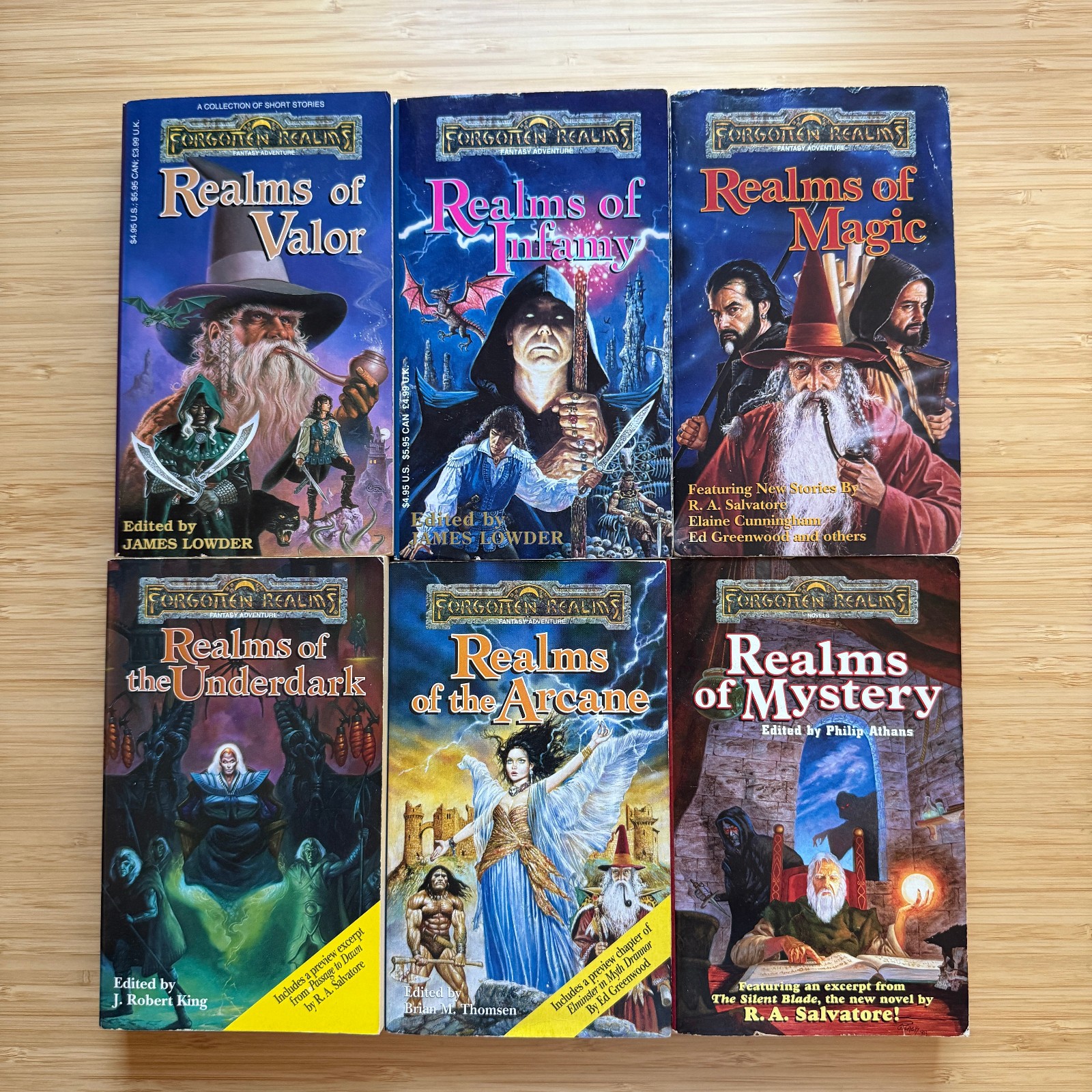 LOT of 4 Dragonlance Realms of Valor Infamy Magic Underdark Lowder 1990s 1st PB LOT of 4 Dragonlance Realms of Valor Infamy Magic Underdark Lowder 1990s 1st PB