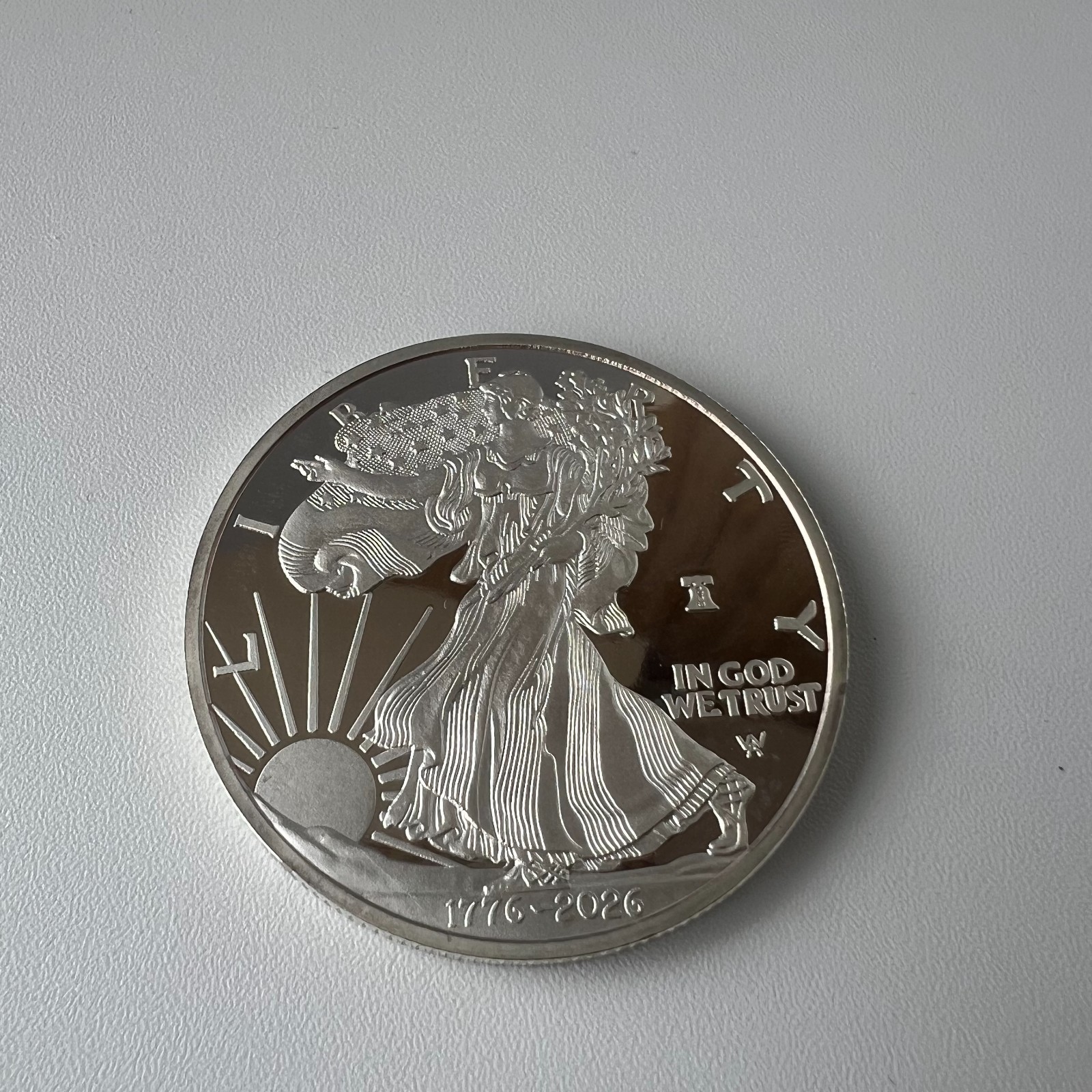 1776-2026 W 250th AnniversaryAmerican Eagle Silver Coin Proofloz 