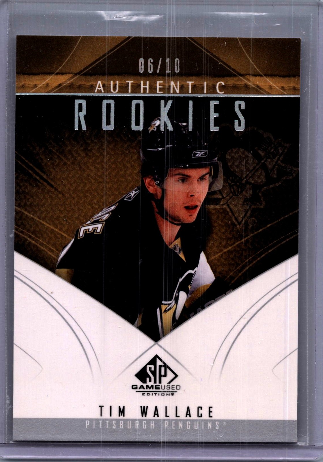 2009-10 SP Game Used #109 Tim Wallace Silver Spectrum RC #/10 2009-10 SP Game Used #109 Tim Wallace Silver Spectrum RC #/10