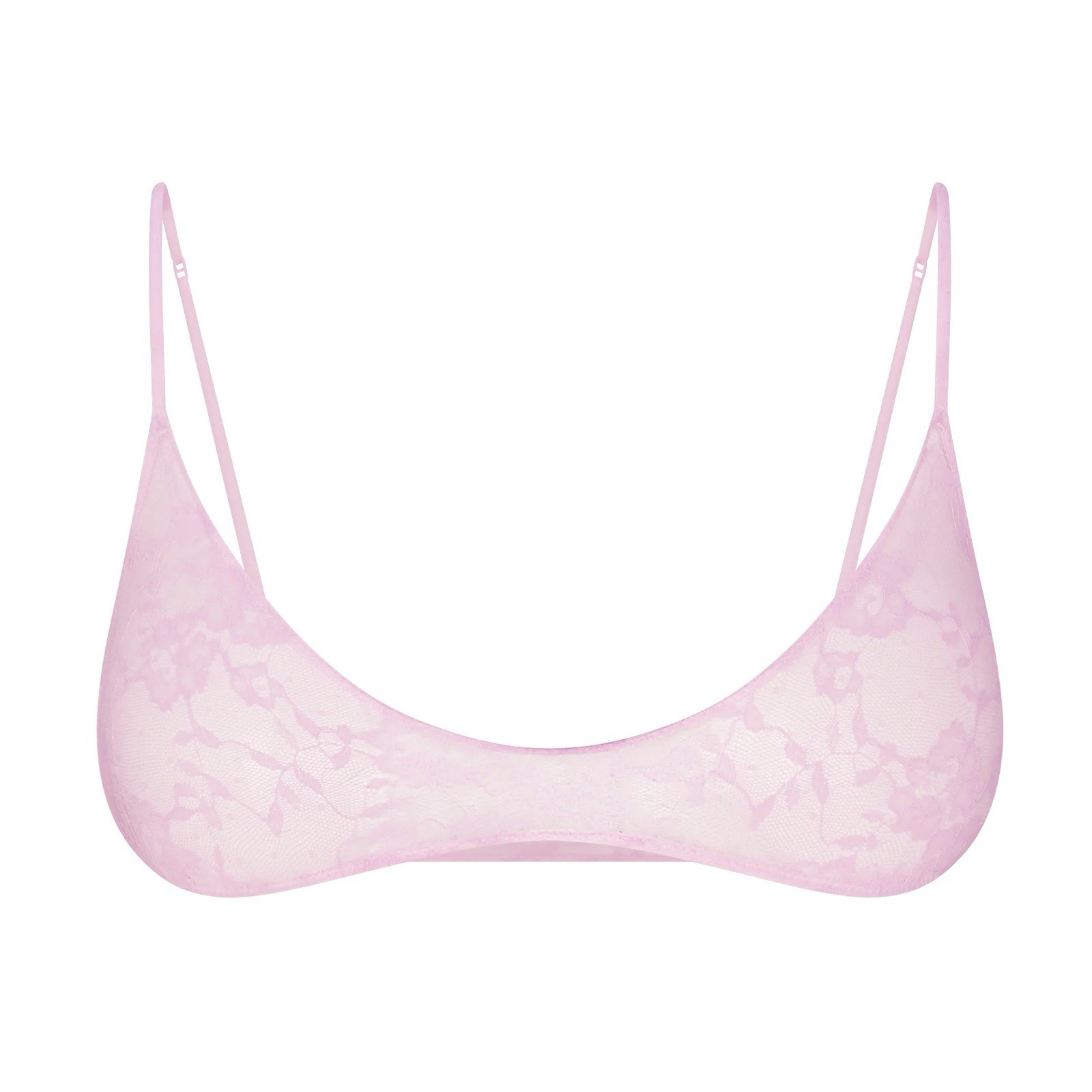 Skims Stretch Lace Skimpy Scoop Bralette - New - Baby Pink - Large Skims Stretch Lace Skimpy Scoop Bralette - New - Baby Pink - Large