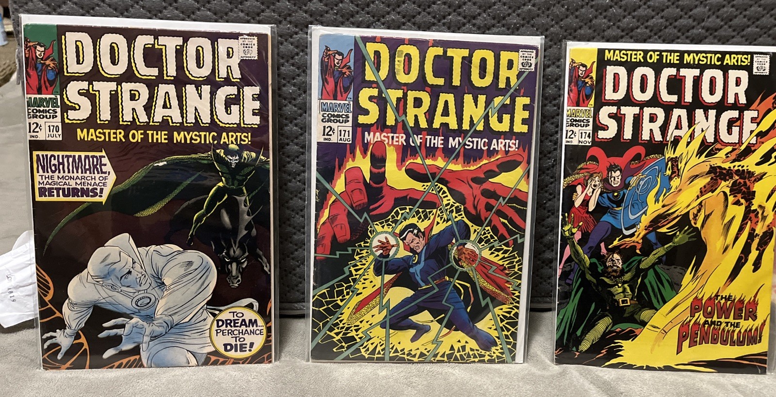 Dr. Strange 170 - 171 - 174 Marvel Comic Books Excellent Condition And Color Dr. Strange 170 - 171 - 174 Marvel Comic Books Excellent Condition And Color