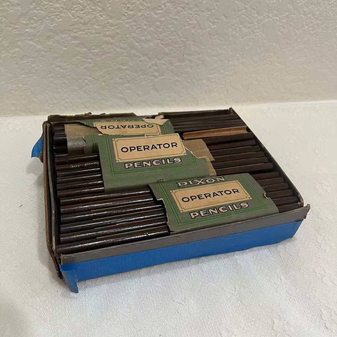 RARE Vintage Dixon Operators 300 Telegraph Pencils Lot 70 Six Dozen Box USA