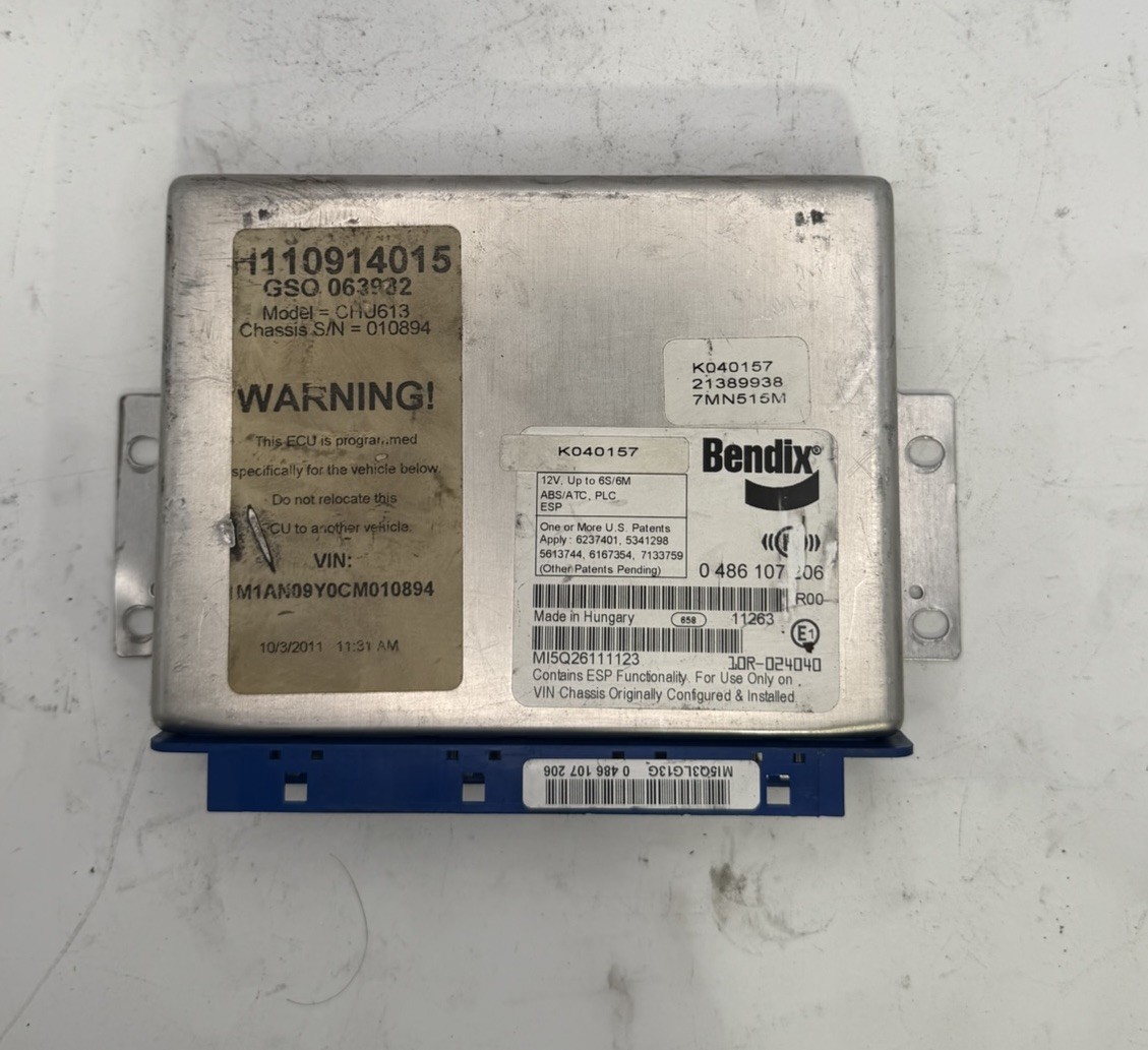 Bendix ABS Control Module 0 486 107 206, K040157 *FREE SHIPPING*