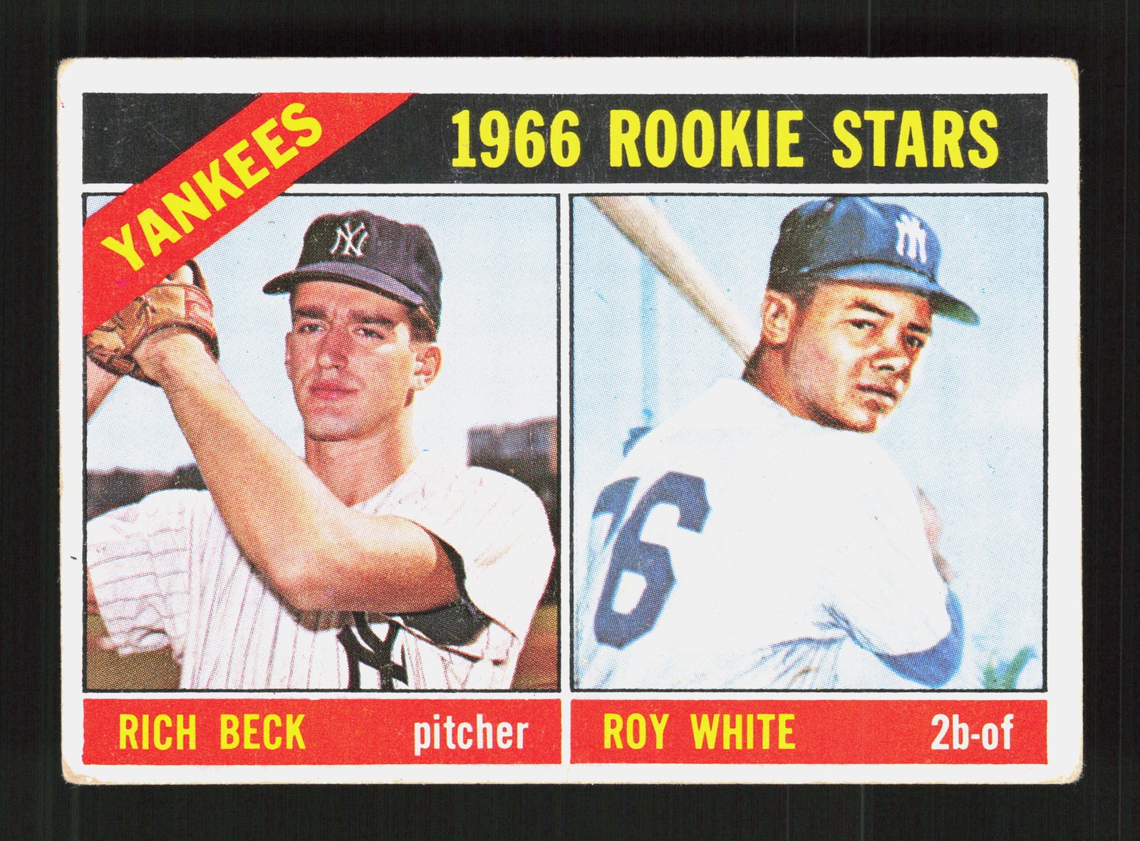 1966 Topps #234 Yankees 1966 Rookie Stars (Rich Beck / Roy White)