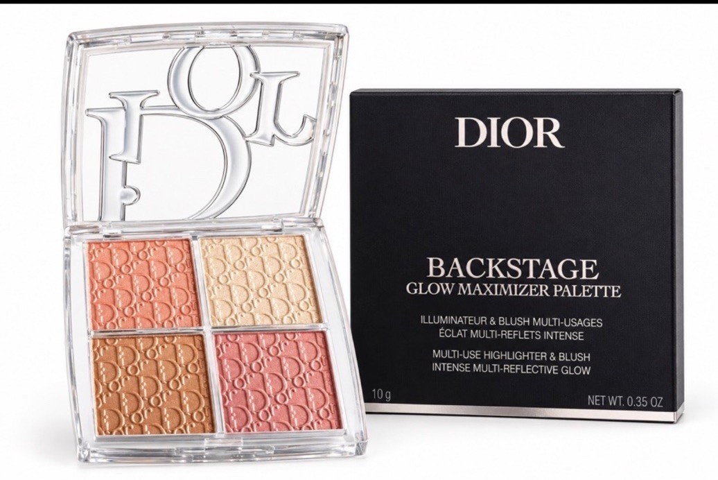 Christian Dior Backstage Glow Maximizer Face 4 Palette #003 Pearly Peach 0.35 Oz Christian Dior Backstage Glow Maximizer Face 4 Palette #003 Pearly Peach 0.35 Oz