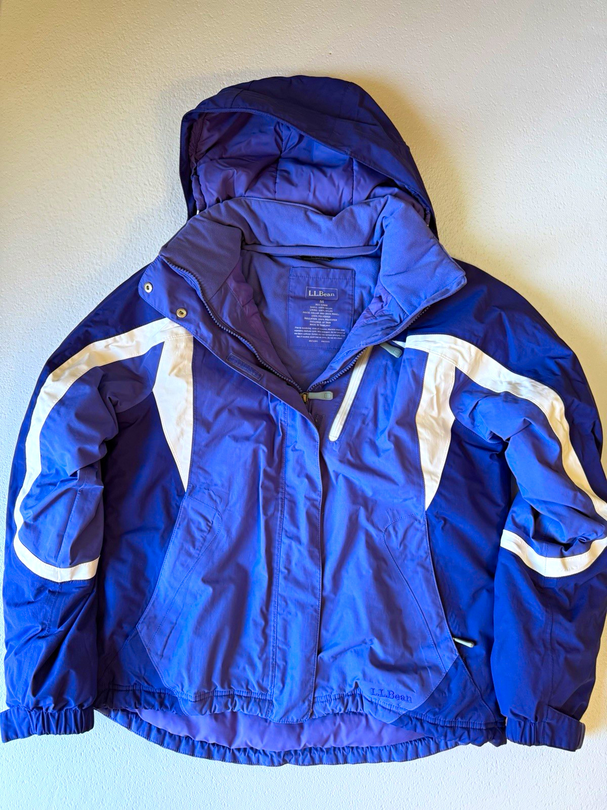 L.L.Bean women’s waterproof trailblazer/rugged Ridge insulated ski jacket, M