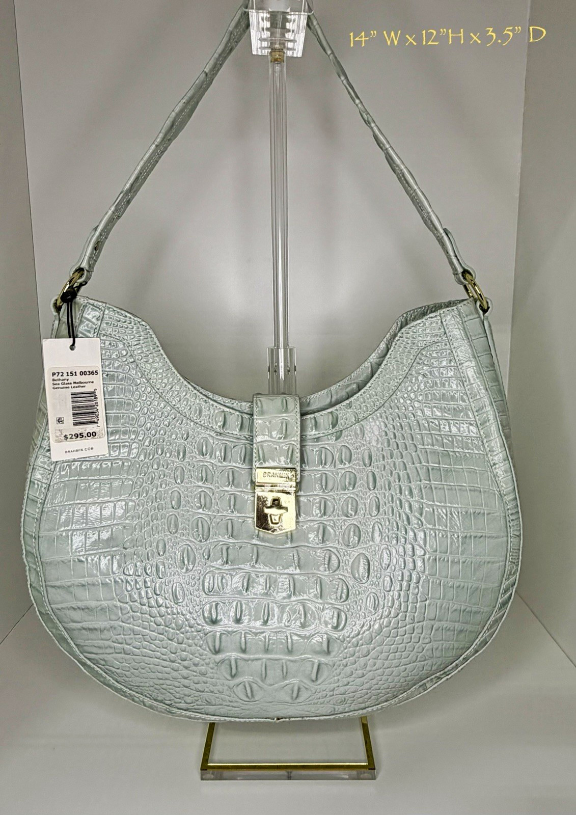Brahmin NWT Bethany Shoulder Bag - Seaglass Melbourne Brahmin NWT Bethany Shoulder Bag - Seaglass Melbourne