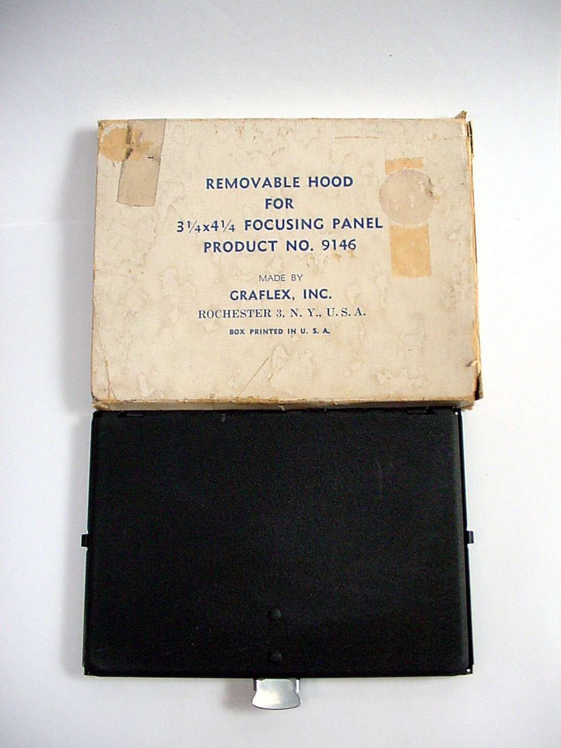 GRAFLEX/GRAPHIC Focusing Hood | 3 1/4 x 4 1/4 | Marks | Boxed | NOS | New | $89 GRAFLEX/GRAPHIC Focusing Hood | 3 1/4 x 4 1/4 | Marks | Boxed | NOS | New | $89