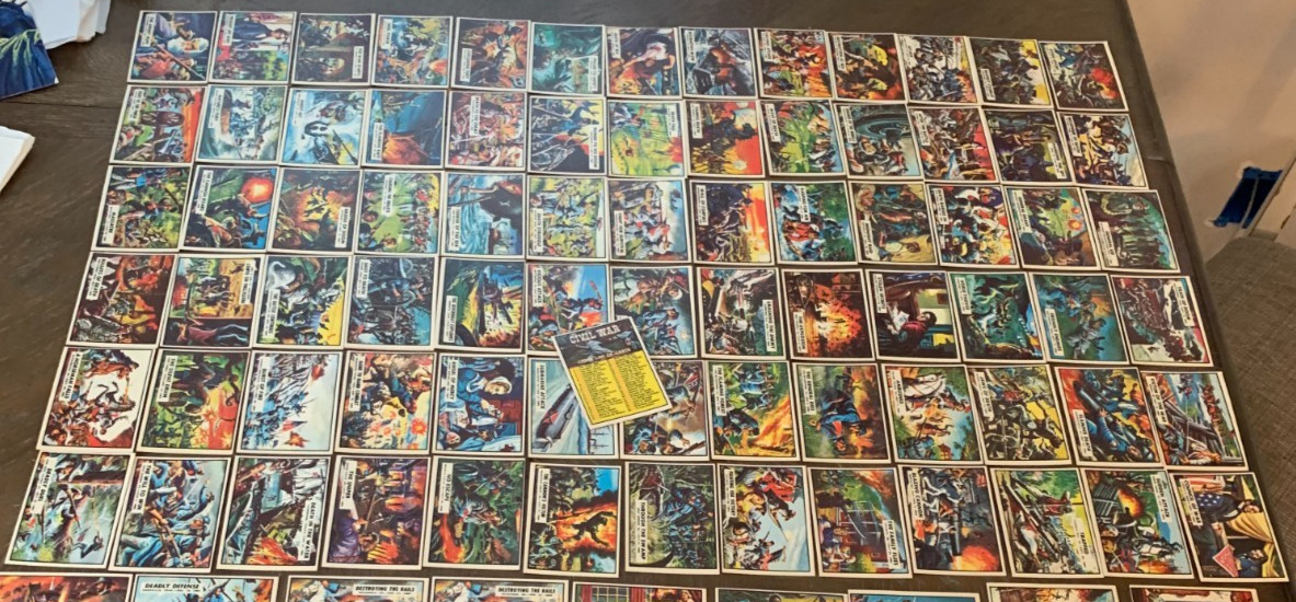 Rare 1965 A&BC Gum Civil War News Complete 88 Card Set High Grade NM Sharp Rare 1965 A&BC Gum Civil War News Complete 88 Card Set High Grade NM Sharp
