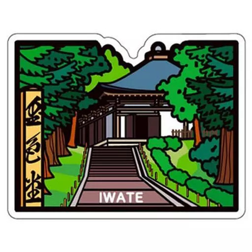 Iwate Prefecture Chuson-ji Konjikido Postcard 3rd Series Local Collectible