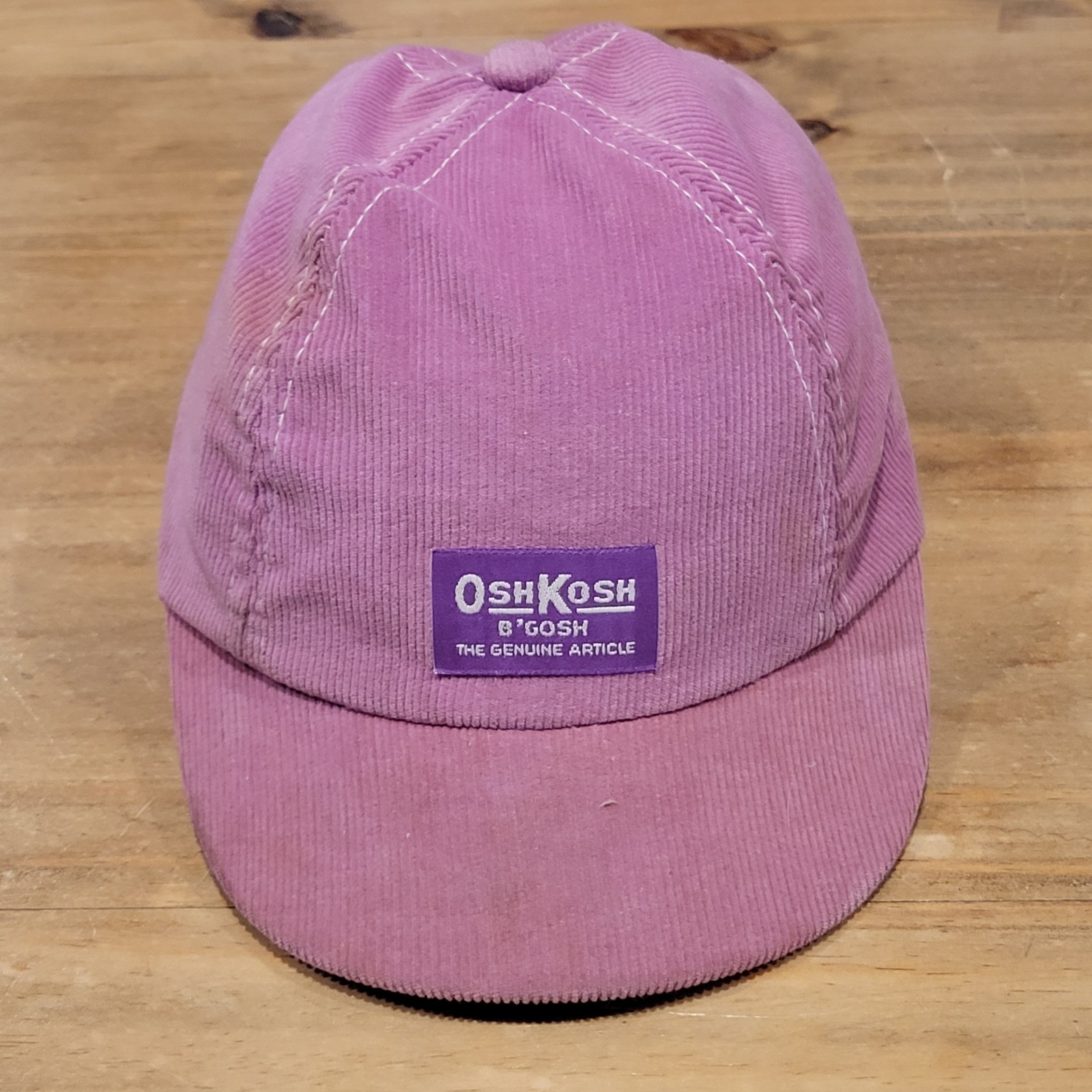 Vintage Osh Kosh B\'Gosh Hat Baby  Girls Corduroy Snapback Made USA 80s 90s