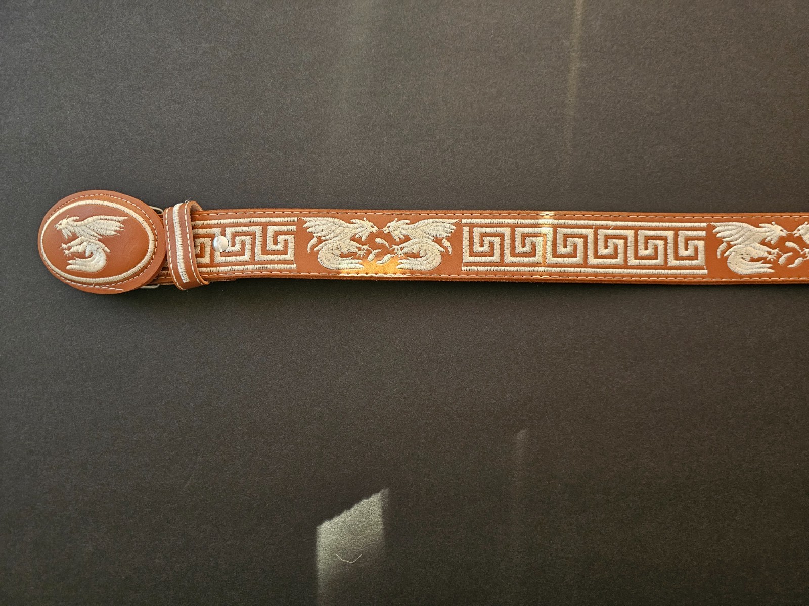 Traditional Mexican Cinto Piteado in the color tan Traditional Mexican Cinto Piteado in the color tan