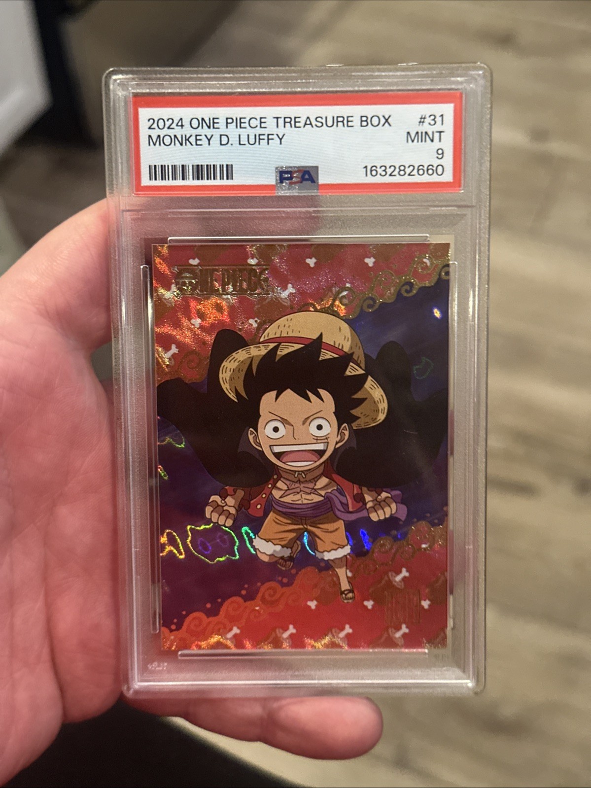 2024 One Piece Treasure Box Monkey D. Luffy PSA 9 #/45 2024 One Piece Treasure Box Monkey D. Luffy PSA 9 #/45