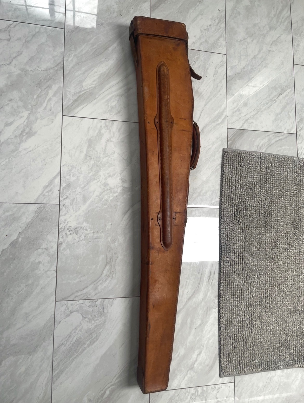 WWII US Army Boyt 1943 Leather BAR M1918A2 Transit Carrying Case Scabbard Mint WWII US Army Boyt 1943 Leather BAR M1918A2 Transit Carrying Case Scabbard Mint